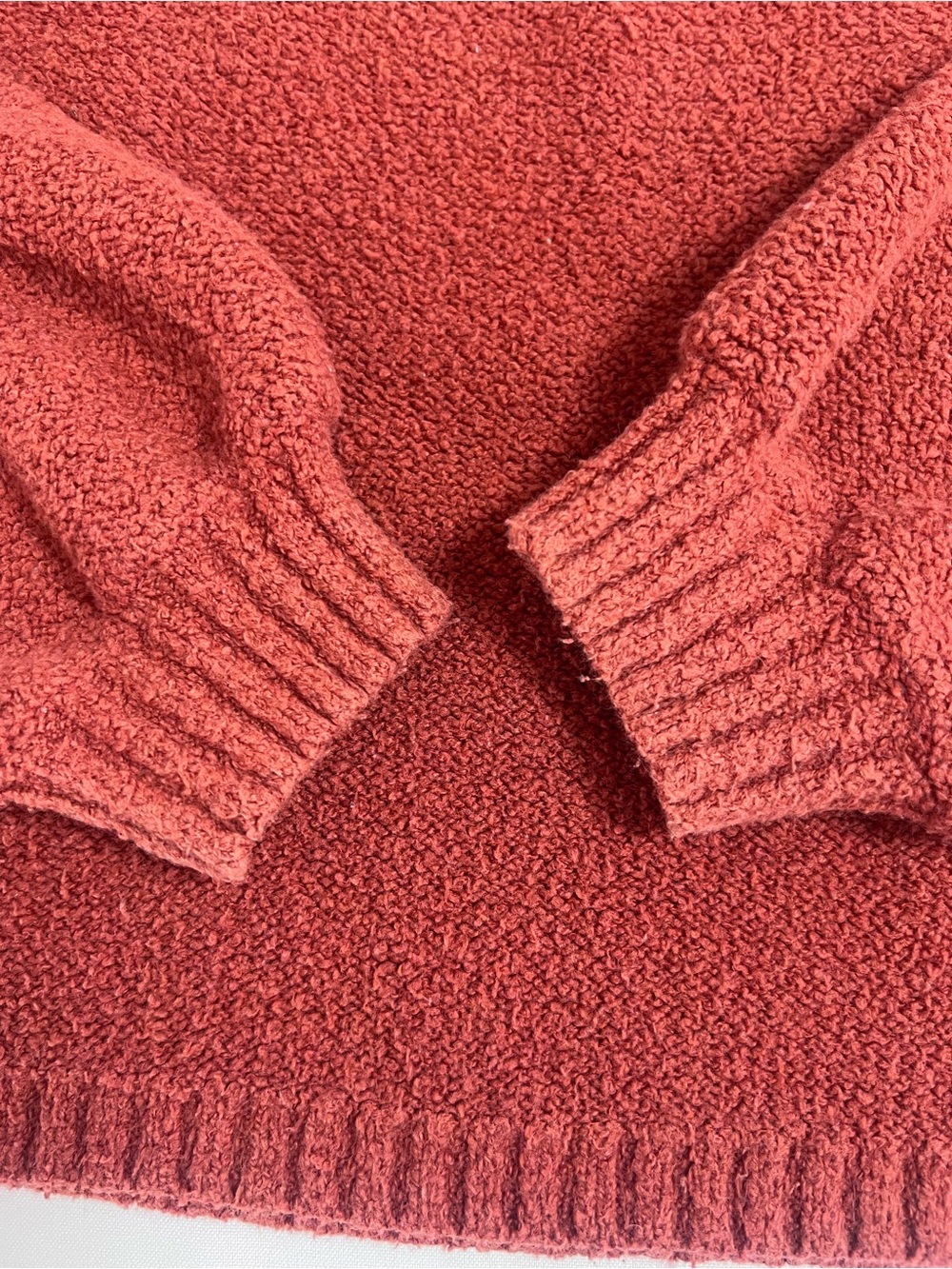 Hollister Cozy Rust Women's Crewneck Sweater - Picture 2 of 8